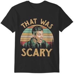 Dean Winchester Supernatural That Was Scary Vintage Retro T-Shirt